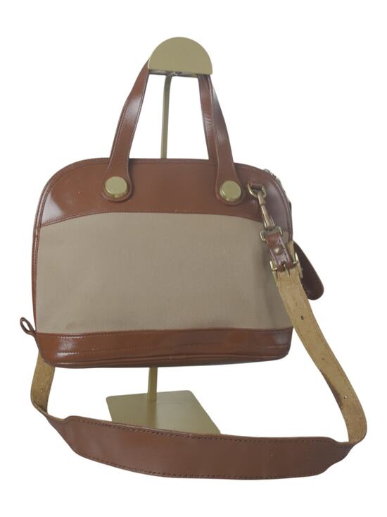 Dooney & Bourke Handbags - Vintage Dooney & Bourke USA Canvas Leather Dome Satchel Refurbished